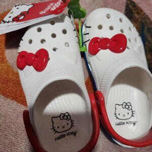 Hello kitty crocs